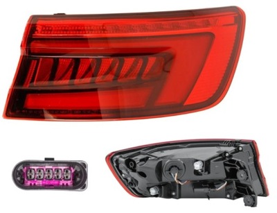 Лампа задняя pr audi a4 s4 b9 15- zew sdn led hella фото №1