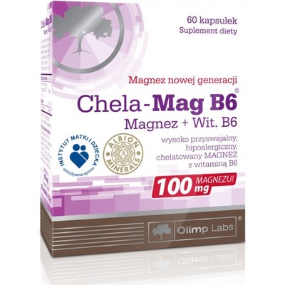 OLIMP Chela-Mag B6 60caps MAGNEZ WITAMINA B6
