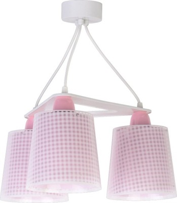 Vichy Pink lampa wisząca 3-punktowa 80224S Dalber