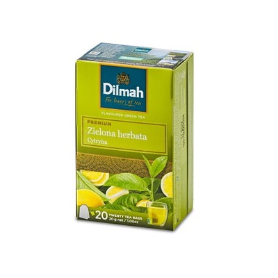 Dilmah Herbata zielona Cytryna 20 x 1,5 g