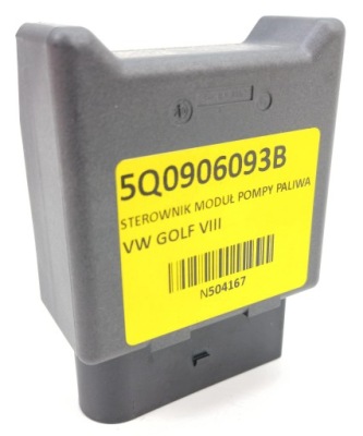 Aso блок управления модуль насоса топлива vw golf viii фото №1