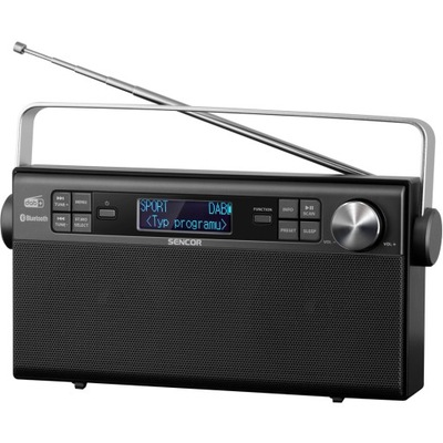 Radio FM DAB+ Sencor SRD 7800 RDS sieciowe LCD