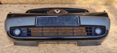 Бампер передний перед renault scenic ii 2 mk2 чёрный przed liftem фото №1