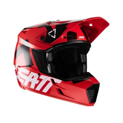 LEATT KASK MOTO 3.5 V22 HELMET RED KOLOR CZERWONY/CZARNY ROZMIAR M (57-58 c