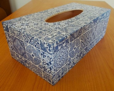 Chustecznik - Niebieska mozaika