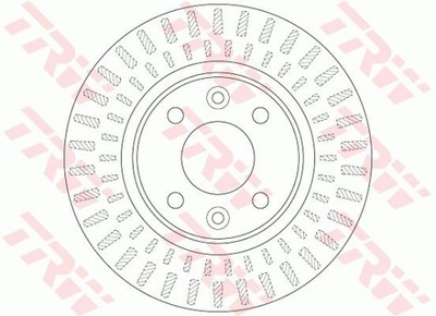 Диск тормозная перед l/p dacia logan, logan ii, logan mcv ii, sandero ii фото №1