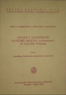 Ginące i zagrożone gatunki motyli w faunie