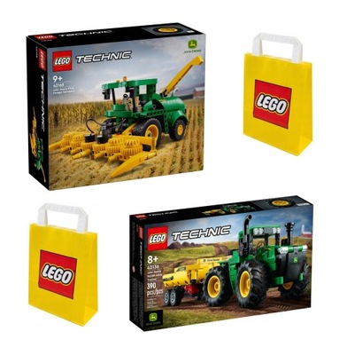 LEGO Technic 42168 John Deere 9700 Forage | 42136 - Traktor 9620R 4W
