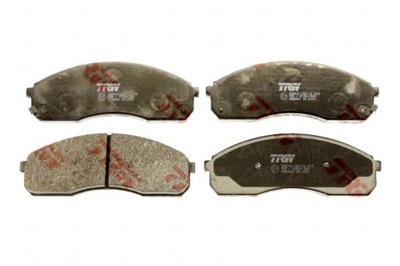 Trw гальмівні колодки гальмівні kia перед carnival фото №1