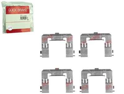 Набір монтажний гальмівних колодок перед ford ranger mazda b-serie bt-50 nissan фото №1