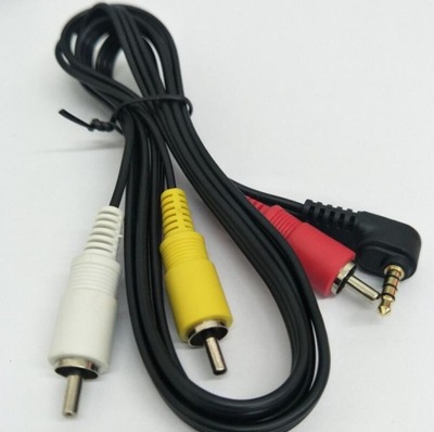 Dla Sony VMC-20FR kamera wideo kabel AV przewód 1