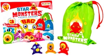 STAR MONSTERS SASZETKA NIESPODZIENK 3 FIGURKI