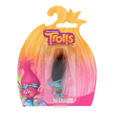 TROLLS gumka z włosami MRUK figurka 11 cm