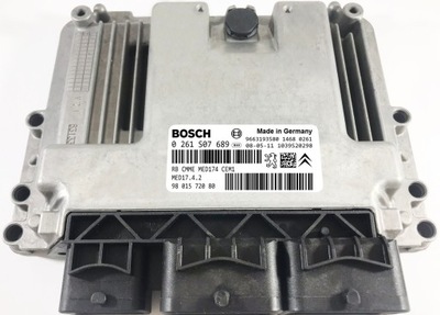 COMPUTADOR ECU PEUGEOT 208 1.6 0261S07689 9801572080  