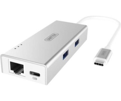 HUB Unitek USB-C (2x USB 3.0, Ethernet, USB-C) Y-9106