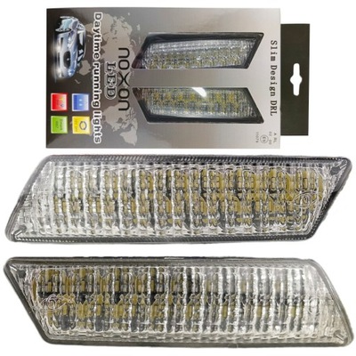 LUZ PARA CONDUCTOR DE DÍA DIODO LUMINOSO LED DRL NOXON RL E9 PEQUEÑO 10CM SLIM DESIGN 12/24V  