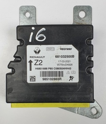 Dacia sandero rok 2020 модуль подушок 681032500b фото №1