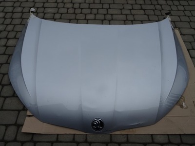 Skoda octavia iv капот оригинал серебристая фото №1