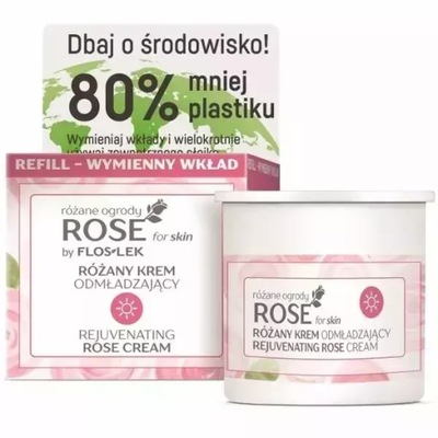 FlosLekRóżany krem odmładzający na dzień REFILL