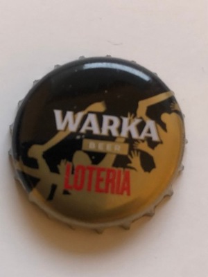 Warka Strong poczekalnia butelkowany .