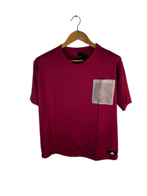 Koszulka Adidas różowa z logiem L