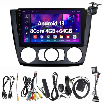 RADIO AUTOMOBILINIAI 2DIN ANDROID BMW 1-SERIA 1SERIA E87 E81 E82 E88 2004-2011 