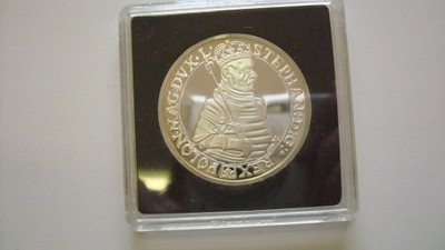 Moneta REPLIKA - TALAR STEFANA BATOREGO 1582 srebro + certyfikat
