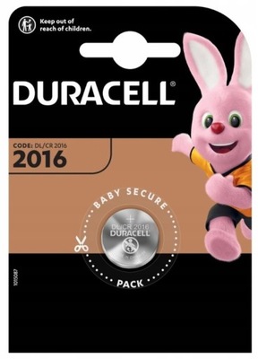 Bateria Duracell 3V DL 2016 BL1 1sztuka DURACELL