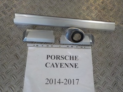 Porsche cayenne 14-17 накладки хромовані консолі фото №1
