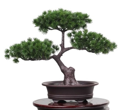 doniczkowa dekoracja sztuczne drzewo Bonsai m2