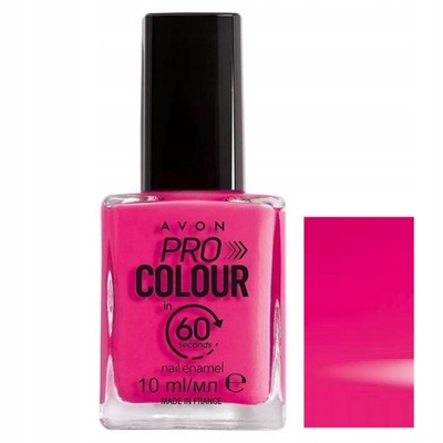 Avon Lakier do paznokci Pro Colour 60s odcień High Speed Pink