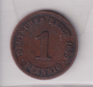1 Pfennig 1890 A