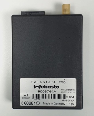 MÓDULO UNIDAD DE CONTROL WEBASTO VOLVO V90 I 9006744A  