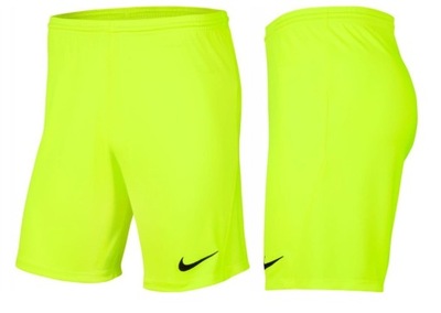 SPODENKI NIKE MĘSKIE Park III BV6855 702 ŻÓŁTY; S