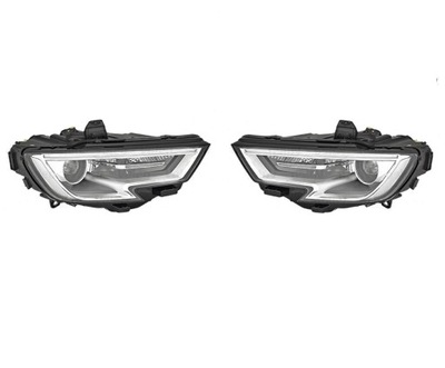 AUDI A3 8V 16- REJILLAS FAROS PARTE DELANTERA DERECHA + IZQUIERDA JUEGO D5S/LED/PWY24W  