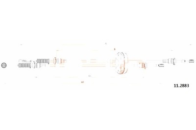 COFLE CABLE CABLE MODIFICATIONS GEAR COFLE 11.2883 OPEL VIVARO RENAULT  