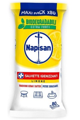 NAPISAN CHUSTECZKI CZYSZCZĄCE LIMONE 80SZT NH7