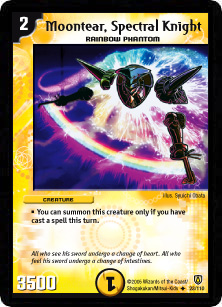 *DM-06 DUEL MASTERS - MOONTEAR, SPECTRAL KNIGHT !!