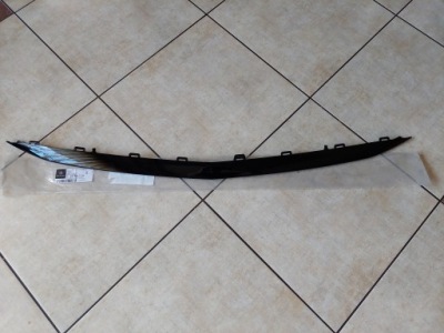 Молдинг бампера - перед - mercedes gla w247 - h247 - amg - ночь package фото №1