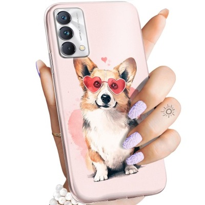 ETUI DO REALME GT MASTER 5G WZORY CORGI PIESKI PIESEK ŁAPA OBUDOWA CASE