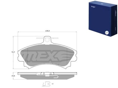 Тормозные колодки тормозные перед mitsubishi carisma 1995- фото №1