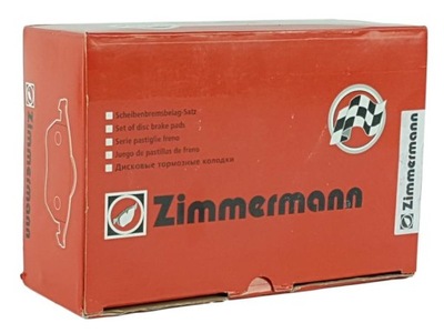 ZIMMERMANN ZAPATAS DE FRENADO PARTE DELANTERA 25192.190.1  