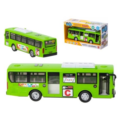 KX7770_3 Autobus Szkolny Gimbus 1:20 zielony
