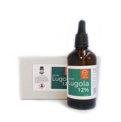 Płyn Lugola 12%. Roztwór Lugola,ultraczysty.50 ml