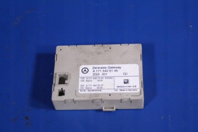 Блок управления модуль шлюз mercedes slk w171 a1715405145 фото №1