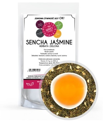 Herbata zielona Sencha Jaśminowa 50g