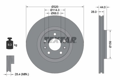 ДИСК HAM. RENAULT P. LAGUNA 08-/GRAND SCENIC 2,0