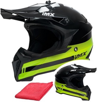 Kask Cross/ATV IMX FMX-02 Black/Fluo/Yellow M