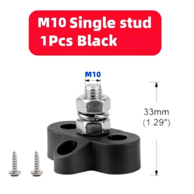 1/4'' M6 M8 M10 Terminal Block Stud M6 80A DC