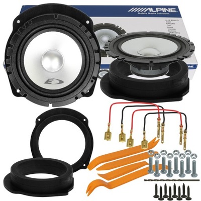 ALPINE ALTAVOCES FIAT STILO BRAVO CROMA DISTANCIAS  